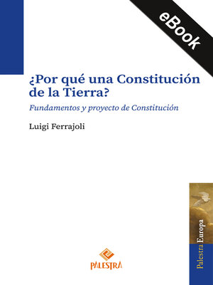 cover image of ¿Por qué una Constitución de la Tierra?